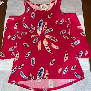 Glitter girl top size 10/12 in Girls.